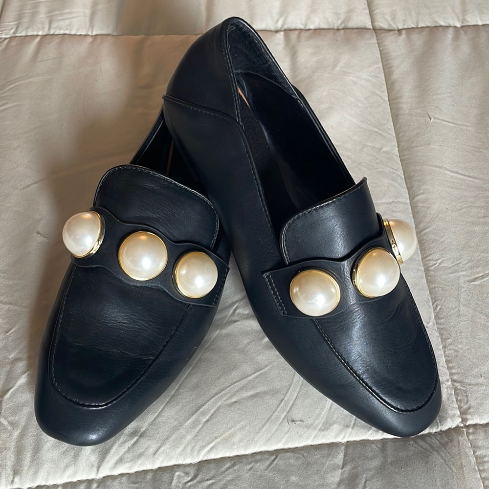 Zara Pearl Loafers